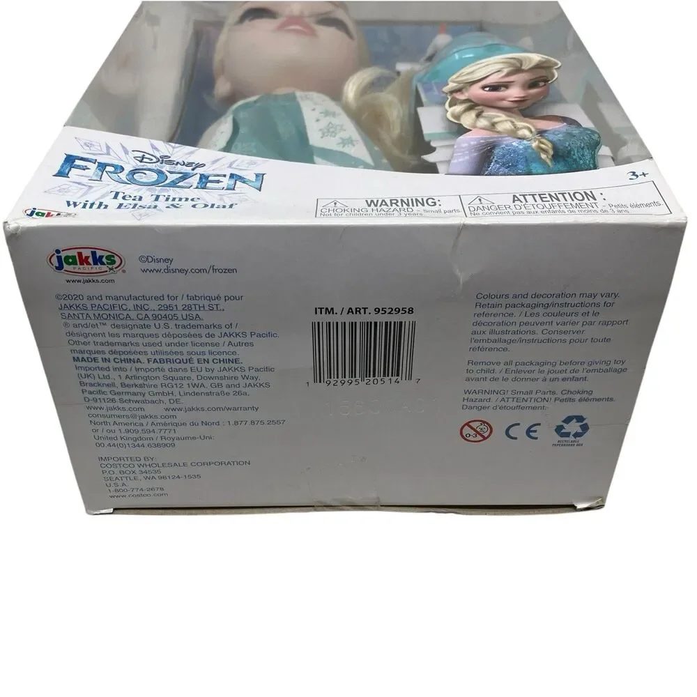 Disney‎ Frozen Elsa & Olaf Doll Set with Snowflake Dress – Christmas Gift